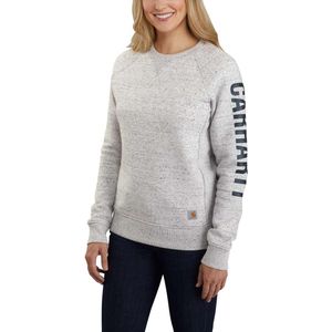 Carhartt Damen Sweatshirt Clarksburg Crewneck Asphalt Heather Nep
