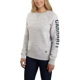 Carhartt - Sweatshirt - Asfalt Gemêleerd - Middeldik - Casual Pasvorm