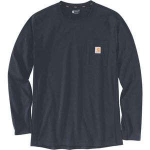 Carhartt Damen Longsleeve Force Flex Pocket T-Shirt L S Navy