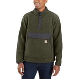 Carhartt Relaxed Fit Fleece - Basil Heather - Pullover Heren