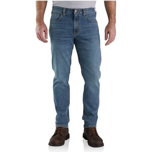 Carhartt Rugged Flex Stretch Low Rise Relaxed Fit Spijkerbroek Blauw 30