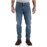 Carhartt Rugged Flex Stretch Low Rise Jeans Met Relaxte Pasvorm Blauw 32 /