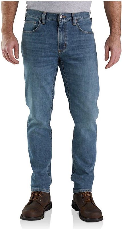 Carhartt Rugged Flex Stretch Low Rise Jeans Met Relaxte Pasvorm Blauw 32 /