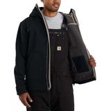 Carhartt - Super Dux - Herenjas - Zwart - Nylon - Winddicht, Waterafstotend