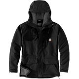 Carhartt - Super Dux - Herenjas - Zwart - Nylon - Winddicht, Waterafstotend