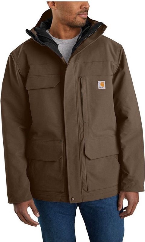 Carhartt - Super Dux Jas - Zwart - Nylon - Waterafstotend