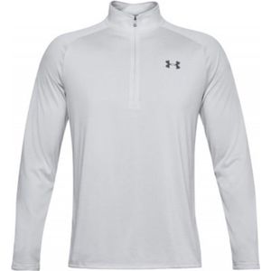 Under Armour UA Tech Zip Heren Sportshirt Grijs