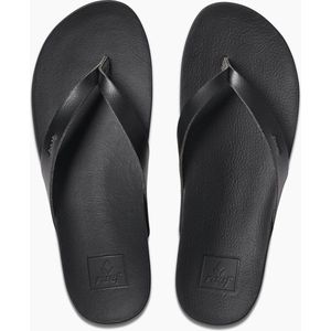 Reef - Cushion Bounce Court - Slipper - Zwart - Vegan Leer