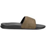 Reef One Slidegrey/Tan Heren Slippers - Grijs/Cognac - Maat 45