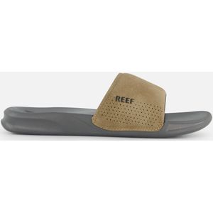 Reef One Slidegrey Tan Heren Slippers - Grijs Cognac