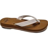 Reef Cushion Breezecloud Dames Slippers - Cognac Wit