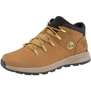 Timberlandvoor mannen. TB0A1XVQ2311 Bruine leren laarzen Sprint (42), Leer, Plat, 1 tot 3 cm, Veters, Casual, Geel