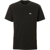 Vans Left Chest Logo Tee Heren T-shirt - Black White