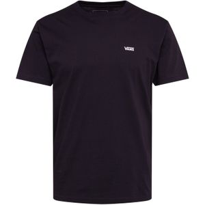Vans Left Chest Logo Tee Heren T-shirt - Black White