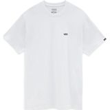 Vans Left Chest Logo Tee Heren T-shirt - White Black