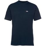 Vans Left Chest Logo Tee Heren T-shirt - Navy White