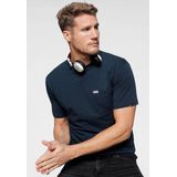 Vans Left Chest Logo Tee Heren T-shirt - Navy White