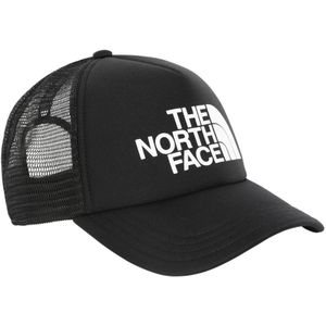 The North Face Logo Trucker Cap - Black- Heren, Black