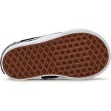 Sneakers - Textiel - Geruit - Elastische Inzetstukken - Platte Hak