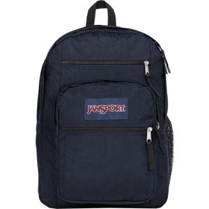JanSport big student, grote rugzak, 15 inch laptopvak., Marine.