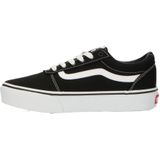 VANS MY Ward Platform (Canvas) Black/White -Maat 32