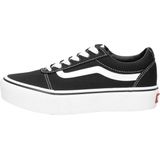 Vans - Ward Platform - Sneaker - Zwart - Canvas - Rubber