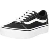 Vans - Ward Platform - Sneaker - Zwart - Canvas - Rubber