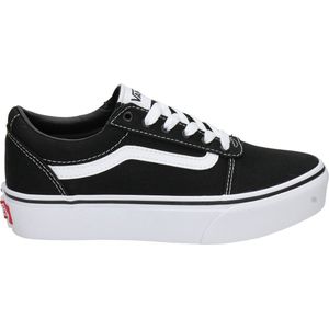 Vans - Ward Platform - Sneaker - Zwart - Canvas - Rubber