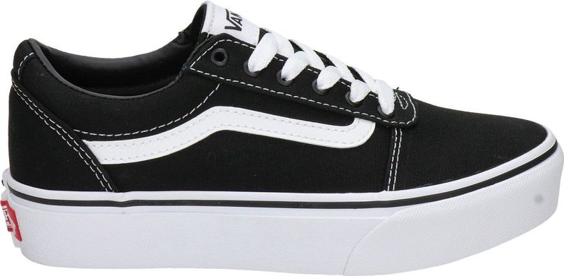 Vans - Ward Platform - Sneaker - Zwart - Canvas - Rubber
