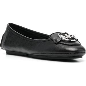 Michael Kors, Zwarte Ballerinas Moccasins Zwart, Dames, Maat:40 EU