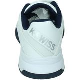 K-swiss court express hb in de kleur wit/blauw.