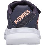 Tennisschoen K Swiss Kids Court Express Strap Omni Graystone Peach Nectar White-Schoenmaat 33 (UK 1)