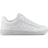 K-Swiss - Court Winston - Sneakers - Wit/Zilvergoudkleur - Leer