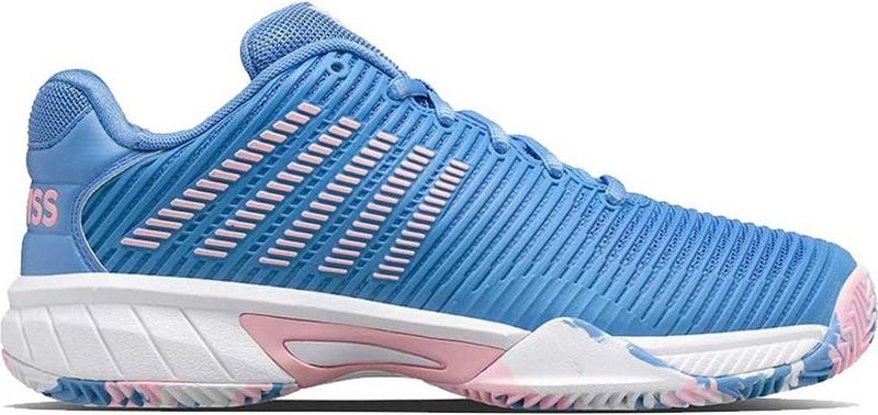 K-Swiss - Hypercourt Express 2 HB - Tennisschoen - Silver Lake Blue White Orchid Pink