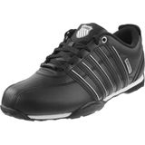 K-Swiss - ARVEE 1.5 - Klassieke Sneakers - Zwart Wit Zilver - Leer/Textiel