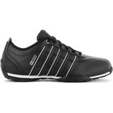K-Swiss - ARVEE 1.5 - Klassieke Sneakers - Zwart Wit Zilver - Leer/Textiel