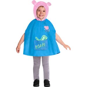 amscan - Kinderkostuum Peppa Pig heksen, jurk, hoed, tas, themafeest, carnaval, Halloween