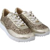 Jimmy Choo - Leren Sneakers - Geel - Slip-on Model - Sleehak