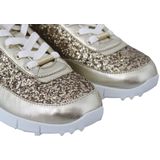 Jimmy Choo - Leren Sneakers - Geel - Slip-on Model - Sleehak