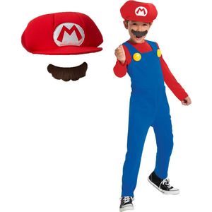 Super Mario Bros Nintendo Donkey Kong Deluxe Costume Child Small 4-6
