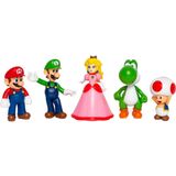 Super Mario Mini Action Figure - Mario and Friends Multi-Pack (5 figures)