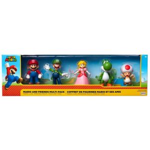 Nintendo Super Mario Figuren 5er Set Mario & Friends, 6,5 cm