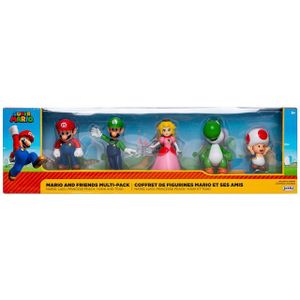 Nintendo Super Mario Figuren 5er Set Mario & Friends, 6,5 cm