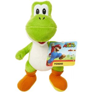 Nintendo Super Mario 6"" Super Mario Plüsch Yoshi stehend grün, 20 cm (ex),Groen