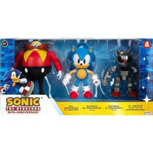 SONIC - Doos met 3 figuren - 10 cm - JAKKS - 491175