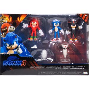 SONIC MOVIE, SONIC 6 CM ACTION FIGURES MULTIPACK W1