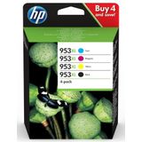 HP 953XL Inktcartridge Multipack Zwart Cyaan Magenta Geel