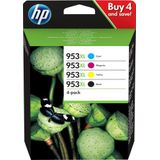 HP 953XL Inktcartridge Multipack Zwart Cyaan Magenta Geel