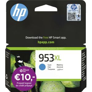 HP 953XL High Yield Cyan Original Ink Cartridge inktcartridge 1 stuk(s) Origineel Hoog (XL) rendement