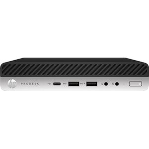HP ProDesk 600 G4 Intel® Core™ i5 i5-8500T 8 GB DDR4-SDRAM 256 GB SSD Windows 10 Pro Mini PC Zwart